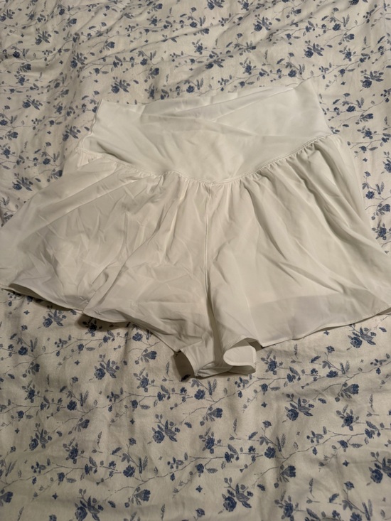 aerie Pants - aerie white flowly shorts
